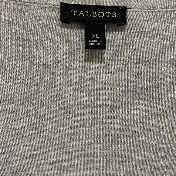 Talbots light gray sweater - Picture 2 of 5